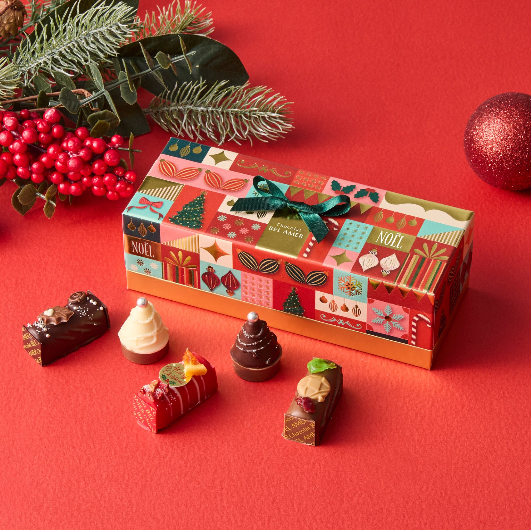 ベルサンタ　ハンミョウ詰め合わせ サパンドショコラ 5個入 クリスマス チョコレート ギフト プレゼント