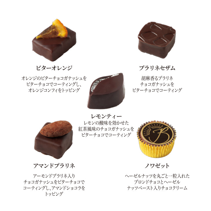 【予約受付中】プレミアムビターショコラ 9個