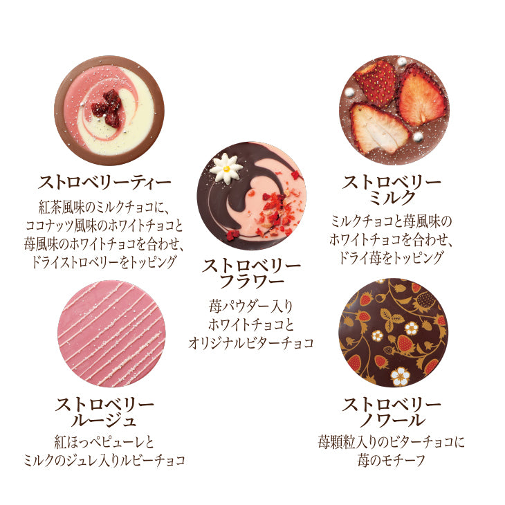 【予約受付中】苺のパレショコラ 5枚