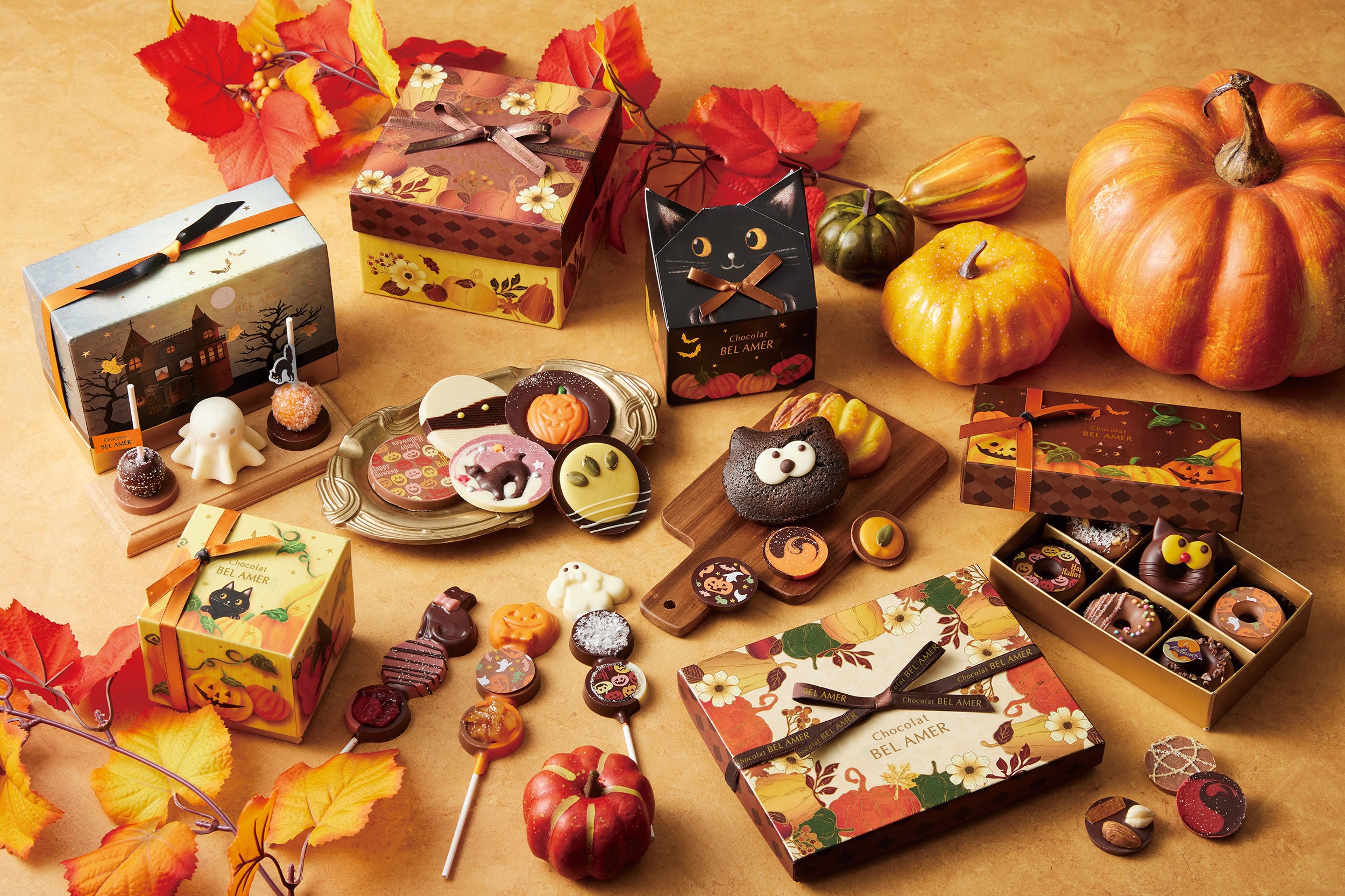 ハロウィンの人気者が勢ぞろい！かぼちゃを主役に秋の味覚をおいしく、かわいく仕上げた期間限定コレクションが登場します