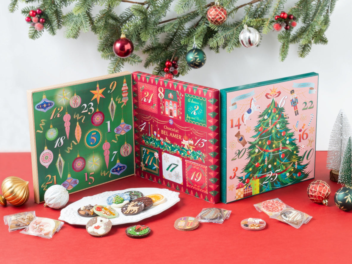 ショコラ専門店が贈る、クリスマスまでの特別なカウントダウン。25種のパレショコラで彩る「ノエルパレショコラカレンダー」が10月1日(木)より予約スタート