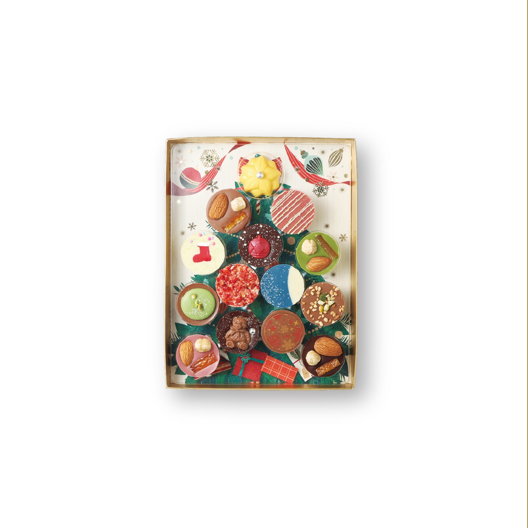 ノエルミニマンディアン 14枚入 チョコレート クリスマス ギフト