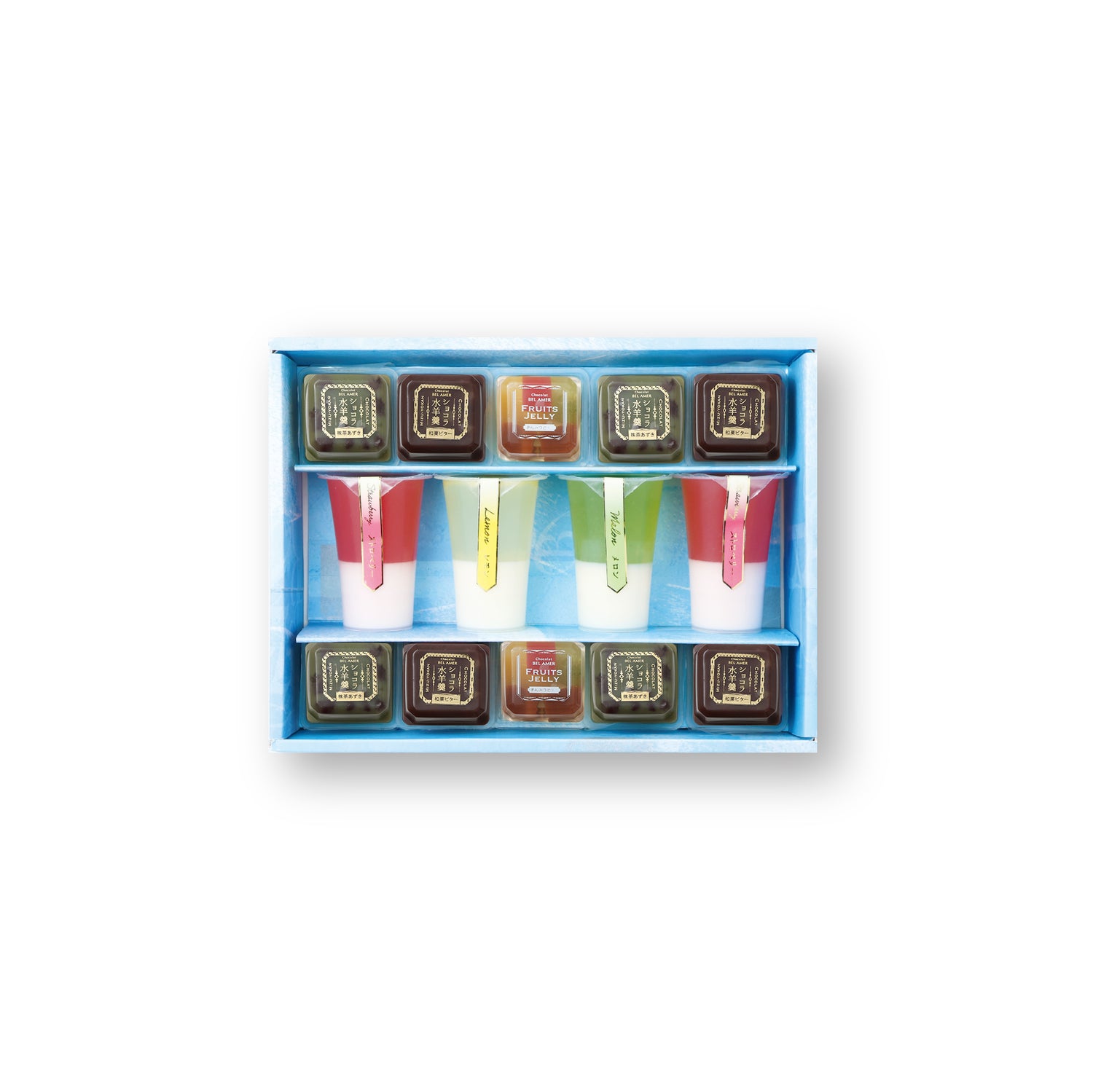 フルーツフロート&amp;ショコラ水羊羹 14個