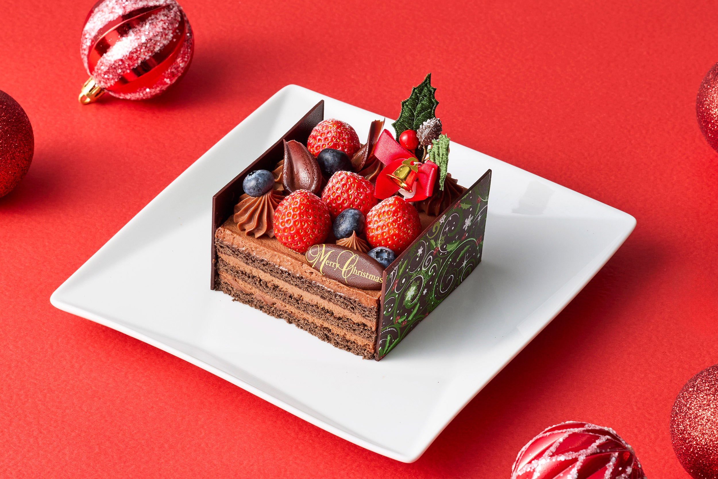 クリスマスチェックショコラベア【CS25148】 ② Chocolat Christmas